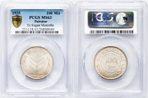 Palestine, 100 Mils 1935