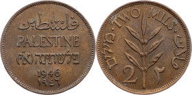 Palestine, 2 Mils 1946, London