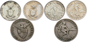 Philippines, 5 Cenatvos, 10 Centavos 1934, 1944, 1945