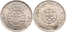 Portuguese Timor, 10 Escudos 1970
