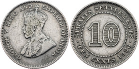 Straits Settlements, 10 Cents 1926