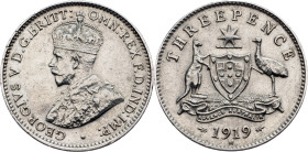 Australia, 3 Pence 1919