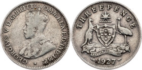 Australia, 3 Pence 1927