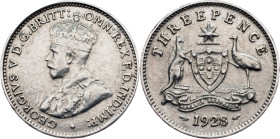 Australia, 3 Pence 1928