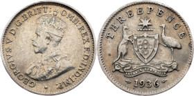 Australia, 3 Pence 1936