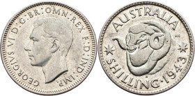 Australia, 1 Shilling 1943, S