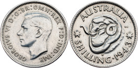 Australia, 1 Shilling 1943