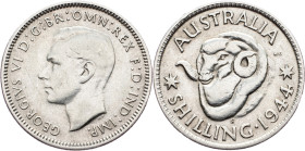 Australia, 1 Shilling 1944, S