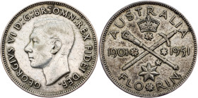 Australia, 1 Florin 1951
