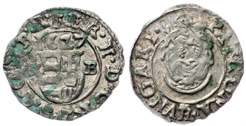 Ferdinand II., Denar 1627, Kremnitz Ferdinand II., Denar 1627, Kremnitz, 0,458 g...