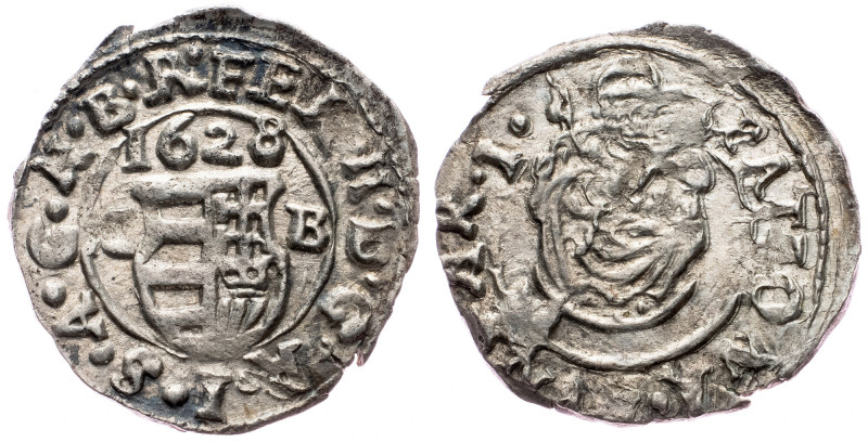 Ferdinand II., Denar 1628, Kremnitz Ferdinand II., Denar 1628, Kremnitz, 0,496 g...