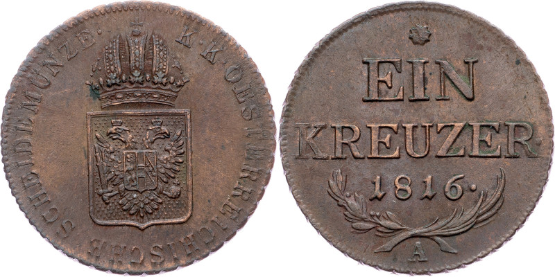 Franz II. (I.), 1 Kreuzer 1816, A Franz II. (I.), 1 Kreuzer 1816, A, KM#2113|ton...