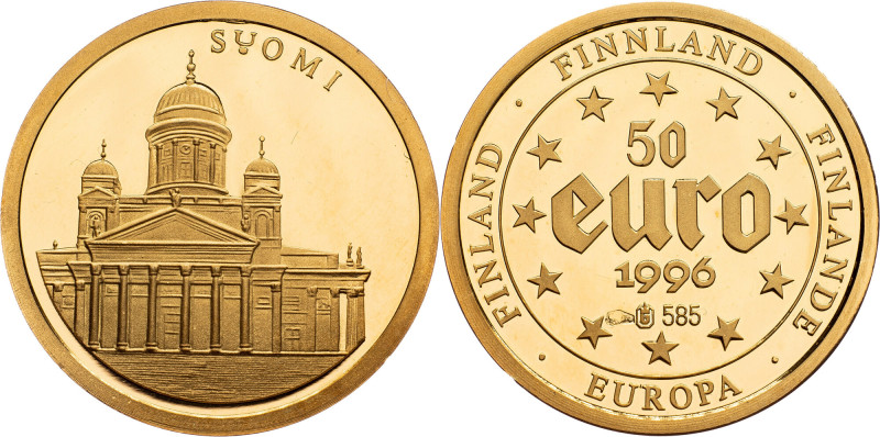 Bayerisches Munzkontor, Medal 1996, Au Bayerisches Munzkontor, Medal 1996, 3,125...