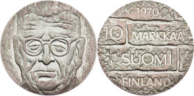 Finland, 10 Markkaa 1970