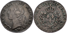 France, 1 Ecu 1765, Bayonne