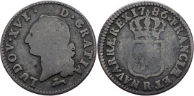 France, 1 Sol 1786, Orleans