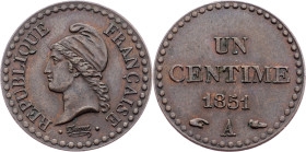 France, 1 Centime 1851, Paris