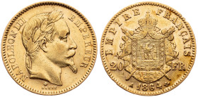 France, 20 Francs 1864, Paris