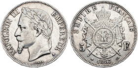 France, 5 Francs 1867, Paris