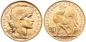 France, 20 Francs 1903, Paris