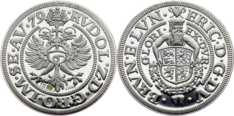 Rudolph II., 1/4 Thaler 1579, Restrike Rudolph II., 1/4 Thaler 1579, Restrike, 7...