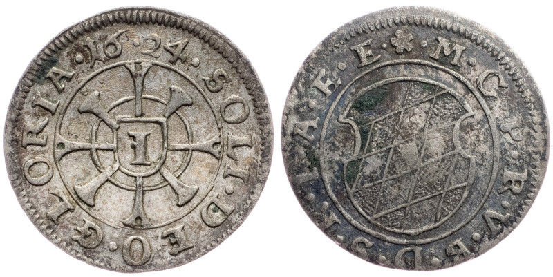 Maximilian I., 1 Kreuzer 1624, Bayern Maximilian I., 1 Kreuzer 1624, Bayern, 0,6...