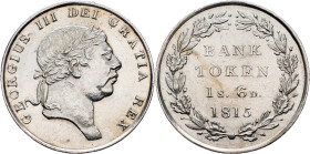 Great Britain, 1 Shilling 6 Pence 1815