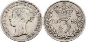 Great Britain, 3 Pence 1875