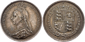 Great Britain, 6 Pence 1887