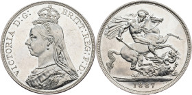 Great Britain, 1 Crown 1887