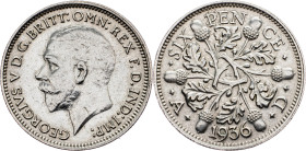 Great Britain, 6 Pence 1936