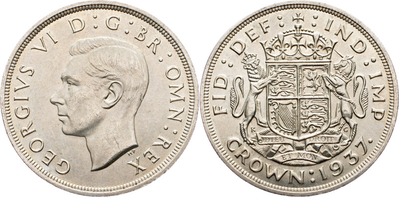 Great Britain, 1 Crown 1937, London Great Britain, 1 Crown 1937, London, Ag, KM#...