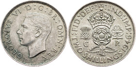 Great Britain, 2 Shillings 1946