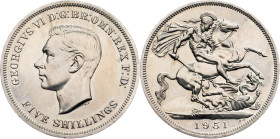 Great Britain, 5 Shillings 1951