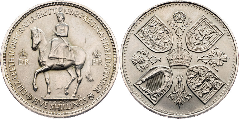 Great Britain, 5 Shillings 1953 Great Britain, 5 Shillings 1953, KM# 894; aUNC
...