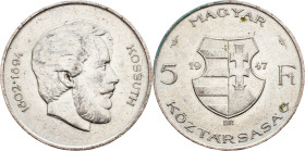 Hungary, 5 Forint 1947