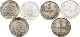 Hungary, 1 Pengo 1927, 1927, 1938
