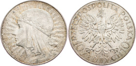 Poland, 10 Zlotych 1932, Warszawa