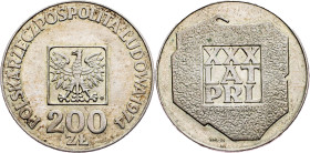 Poland, 200 Zlotych 1974