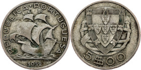Portugal, 5 Escudos 1932