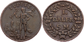 Sweden, 1 Daler 1718