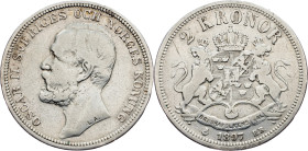 Sweden, 2 Kronor 1897