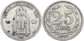 Sweden, 25 Ore 1898