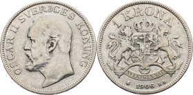 Sweden, 1 Krona 1906