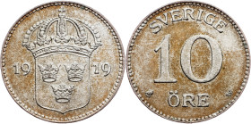 Sweden, 10 Ore 1919