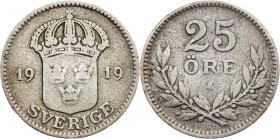 Sweden, 25 Ore 1919