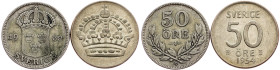 Sweden, 50 Ore 1938, 1954