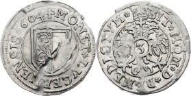 Switzerland, 3 Kreuzer 1604, Luzern