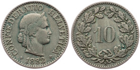 Switzerland, 10 Rappen 1882, Bern