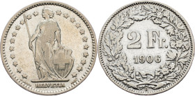 Switzerland, 2 Francs 1906, Bern